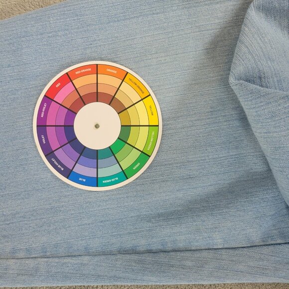 Gloria Vanderbilt Amanda Womens Jeans 24W Plus Light Blue Denim Zip SL39E - Picture 9 of 9